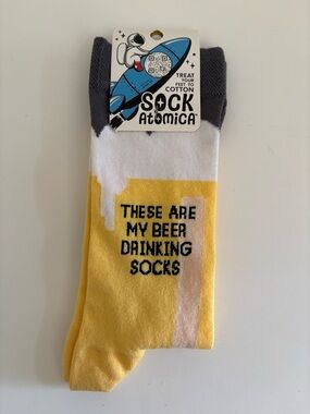 Sock Atomica Crew These Are My Beer Drinking Socks